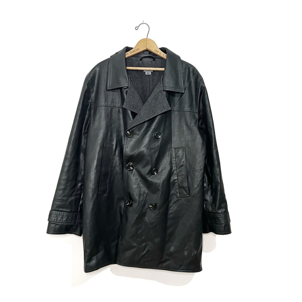 LM0851 | Leather Trench Coat